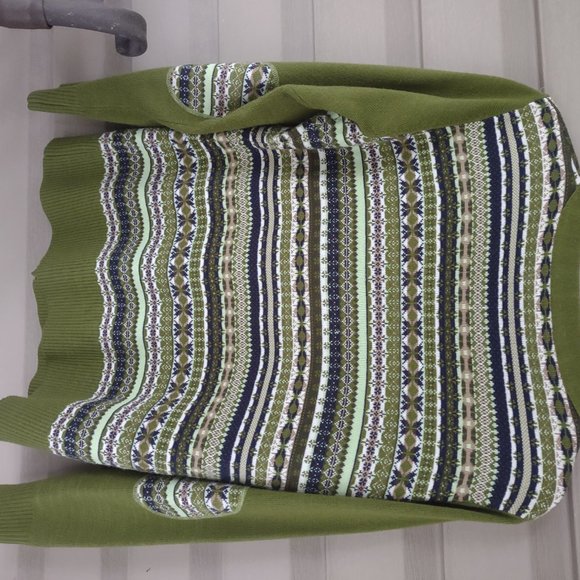 MODBE Retro-style Cardigan Sweater, Size Large - Picture 5 of 5